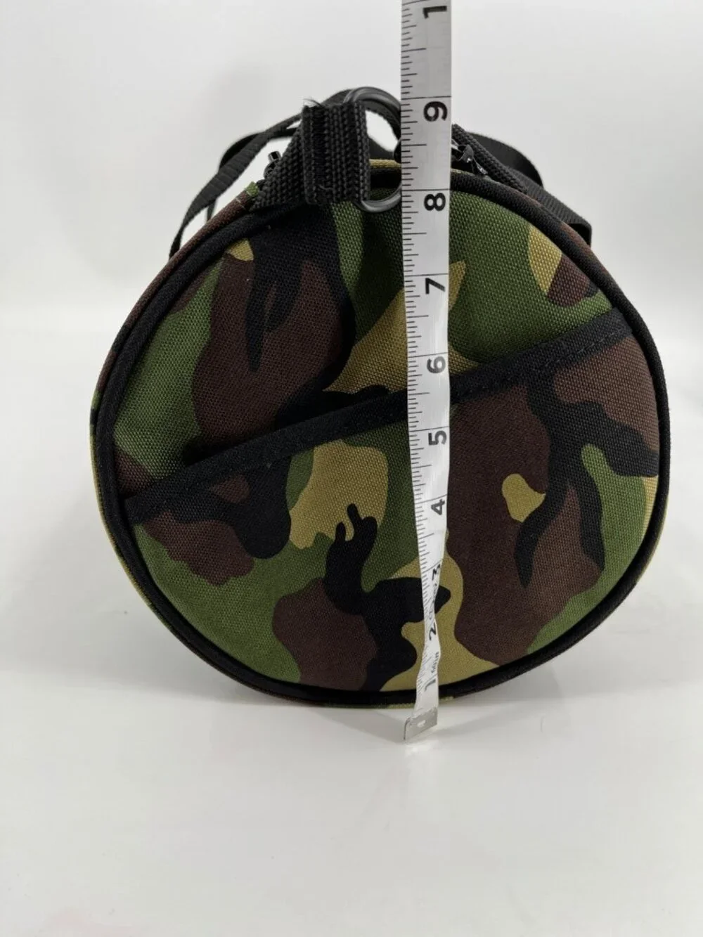 Manhattan Portage Chelsea Drum Bag Camo Canvas Zip Shoulder Adjustable Strap